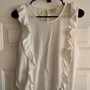 J Crew | Ruffle Tank Top | M